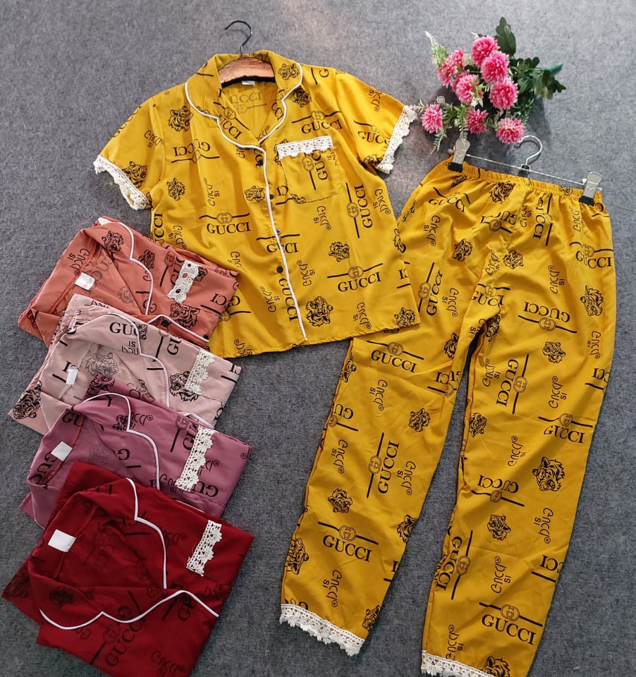 PIJAMA KATE LỤA SIÊU BÁNH BÈO PHỐI VIỀN REN