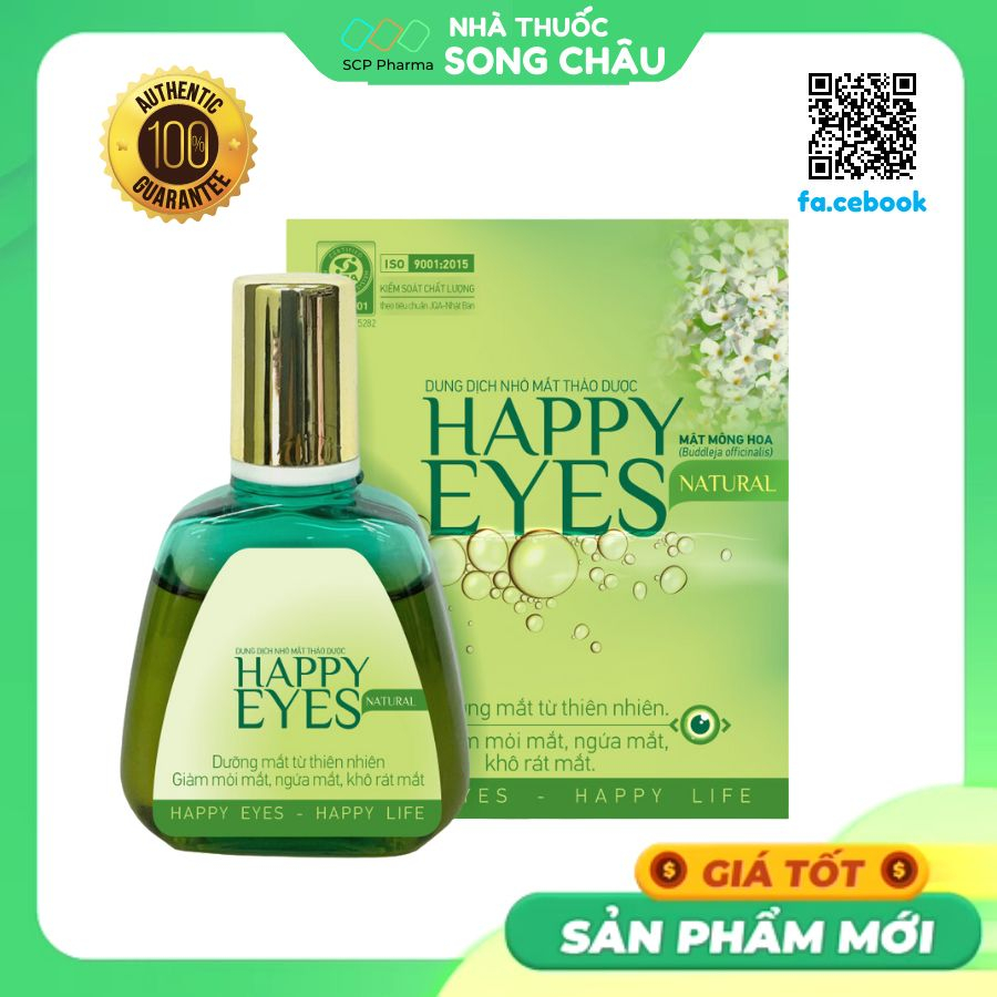 Nhỏ mắt thảo dược dưỡng mắt Happy Eyes Dược Khoa