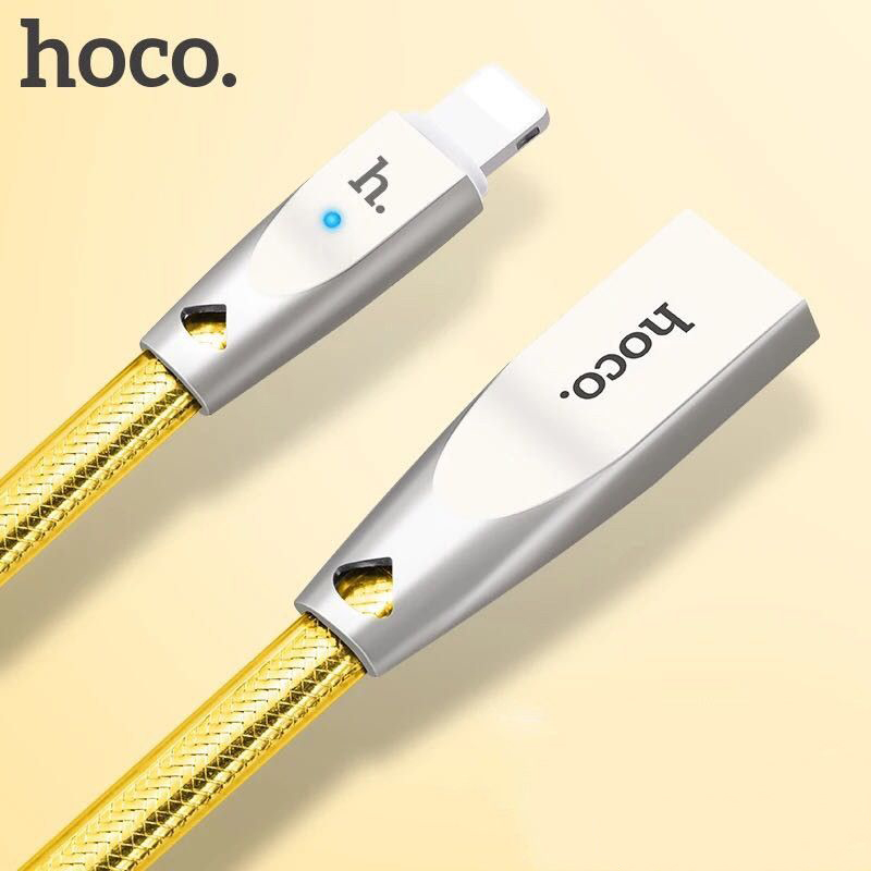 [HCM]Cáp sạc Lightning Hoco U9 cho iPhone/iPad dài 2M dây chống gập siêu bềniPhone 8Plus iPhone X iPhone XS Max