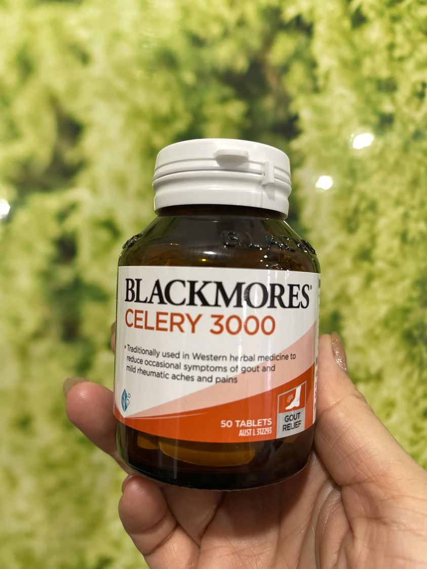 Date 8/25 Blackmores CELERY giảm gout 3000- viên 50