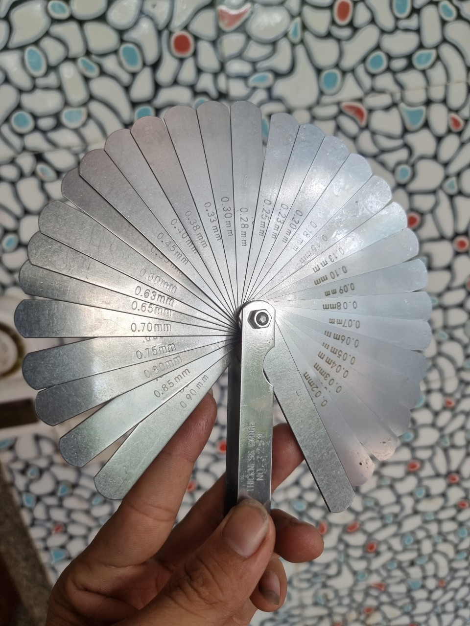 Bộ căn lá 32 lá từ 0.02 đến 1mm