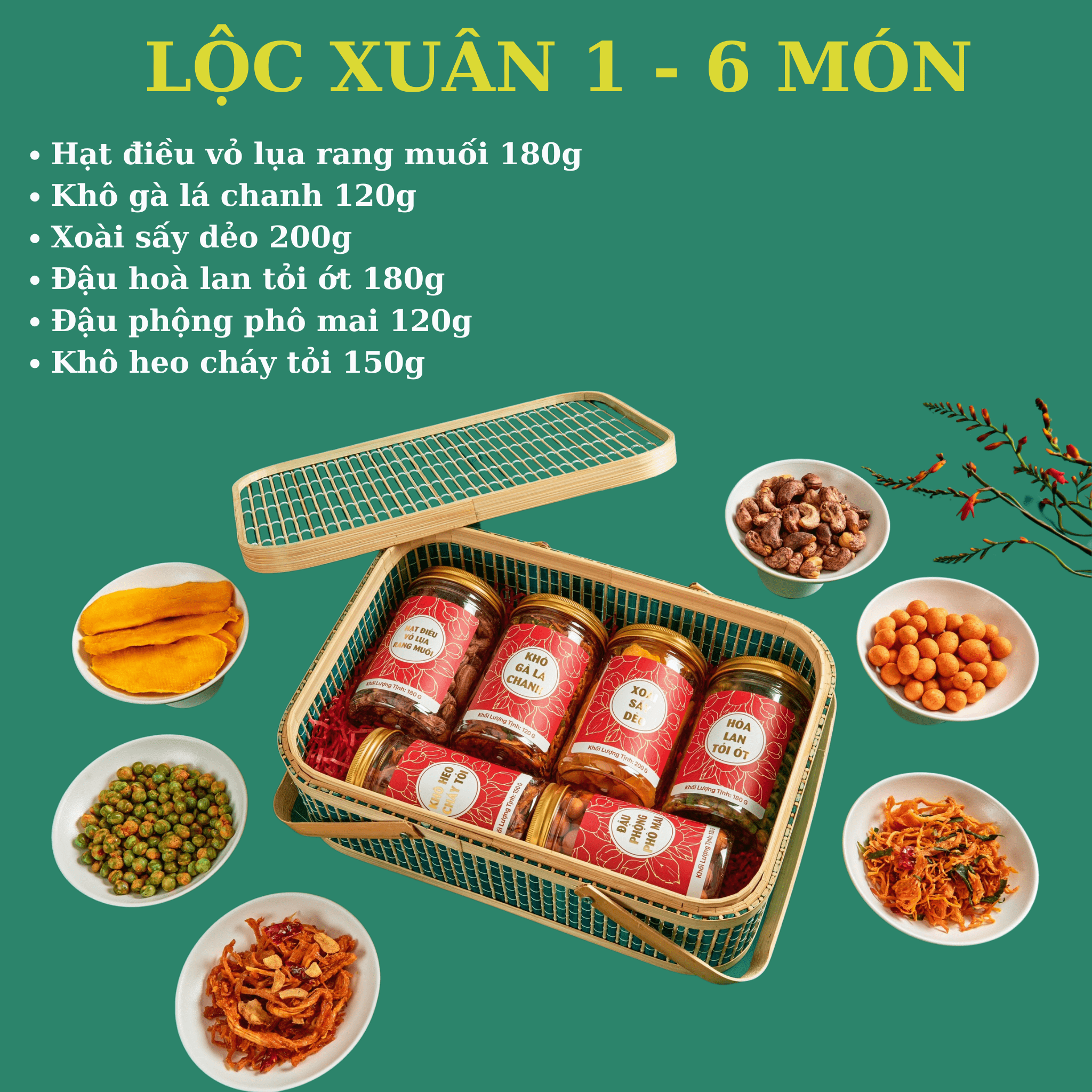 Set mứt tết 2024 cap cấp của NHÀ MỨT