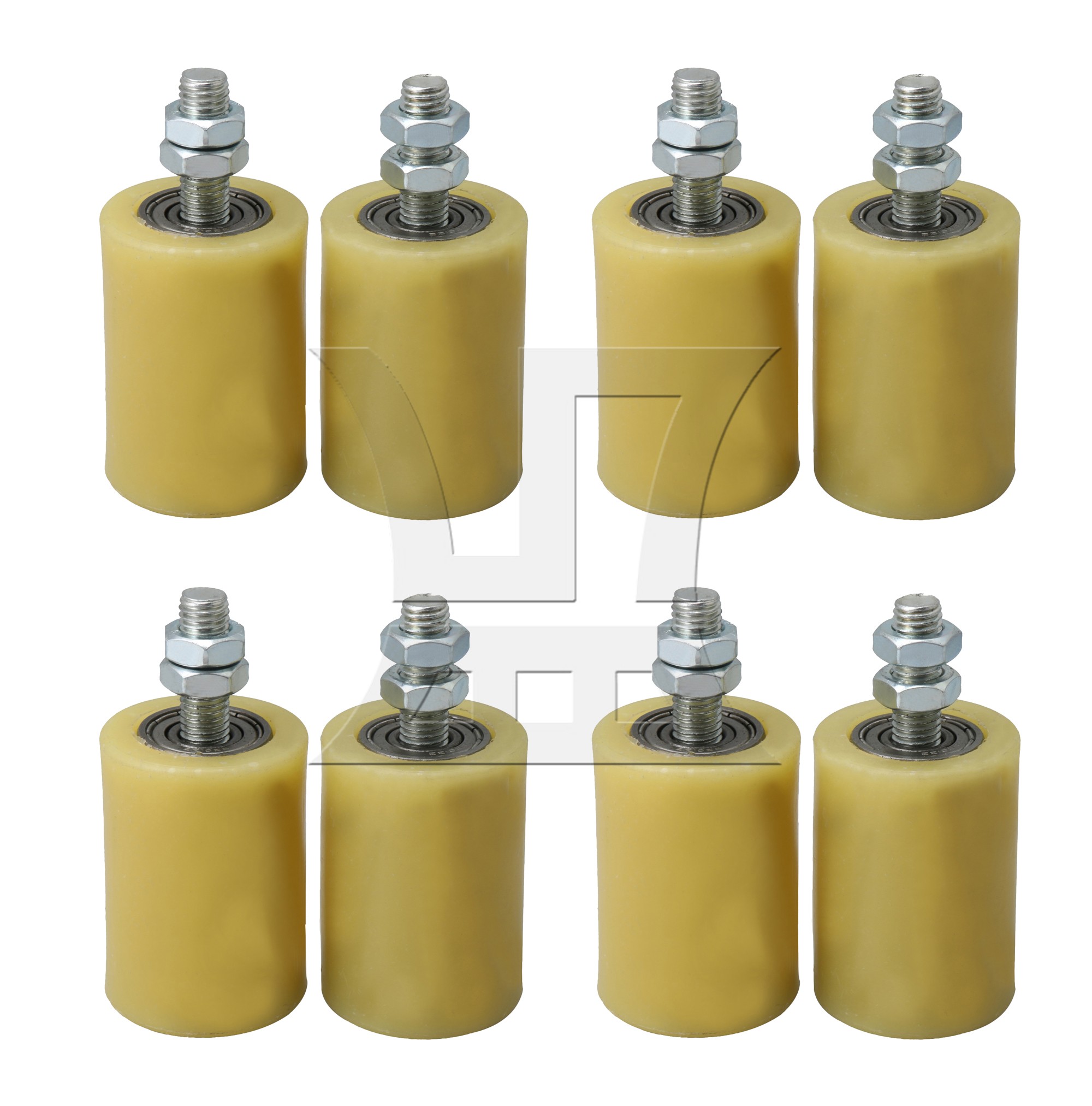 5x7cm PP Steel Roller Guiding Wheel Parts for Electric Door Wheel Set of 8