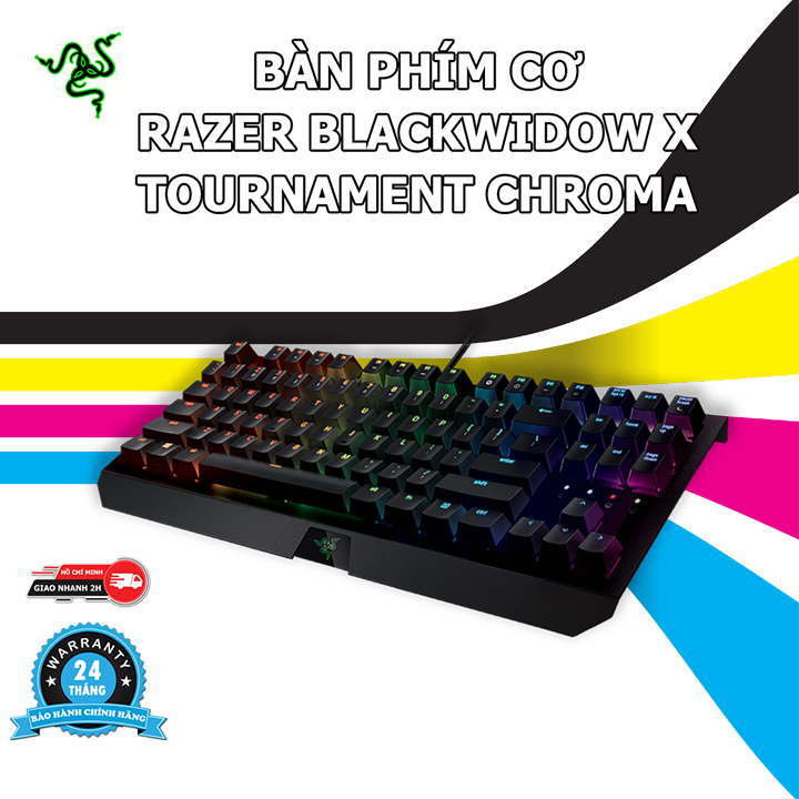 Mechanical keyboard gaming Razer BlackWidow x tournament chroma-genuine FPT | frequency sweep high sensitive 1000 hz | switch mechanical Razer™| Lifespan up to 80 million times Press | warranty 18 month