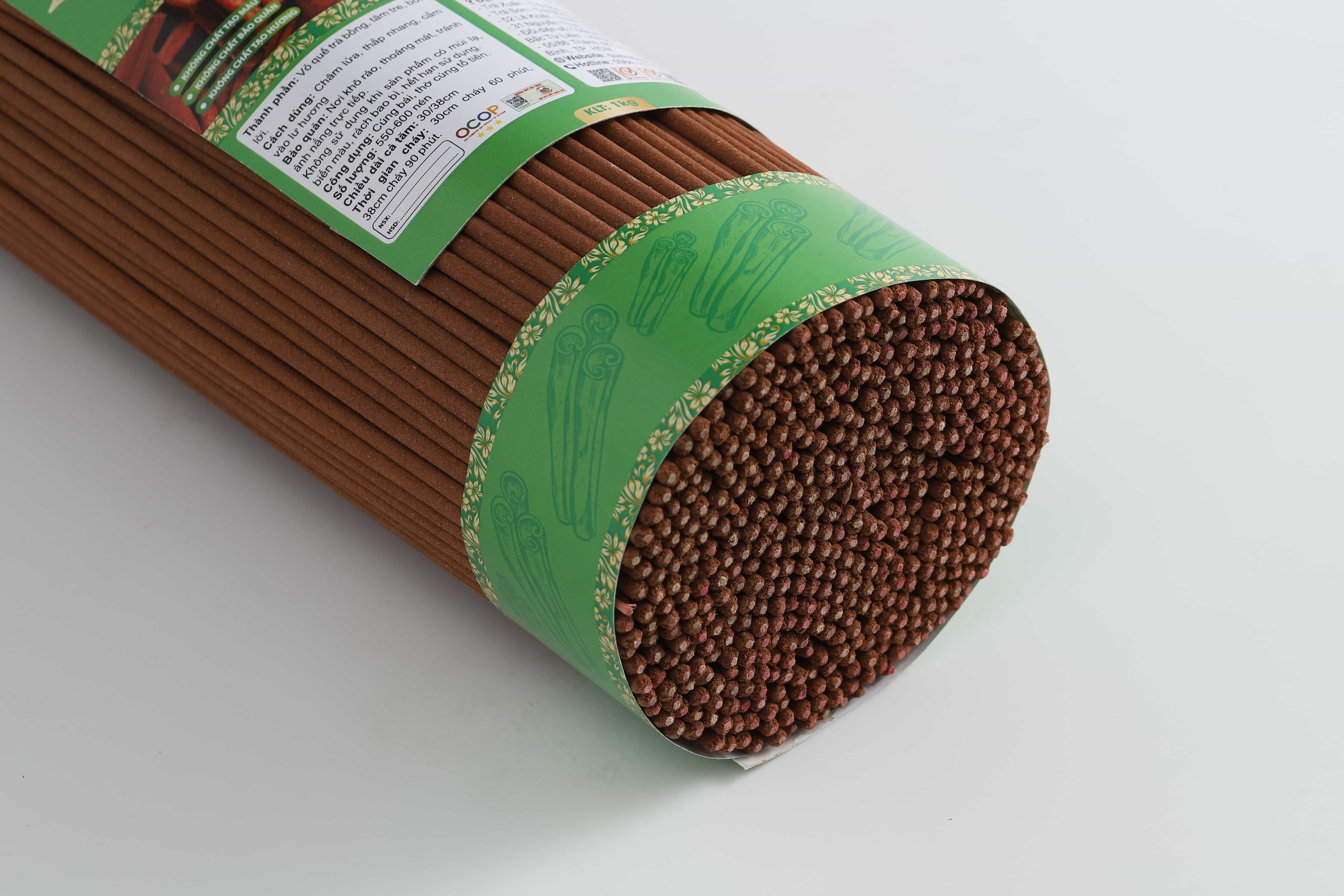 Nhang Vỏ Quế Cao Cấp Size 30/38cm 1Kg