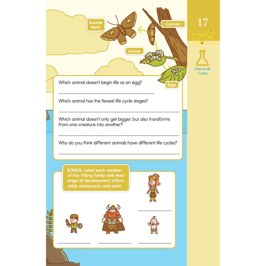 Sách Summer Brain Quest 3&4 - Á Châu Books ( 8 - 9 tuổi )