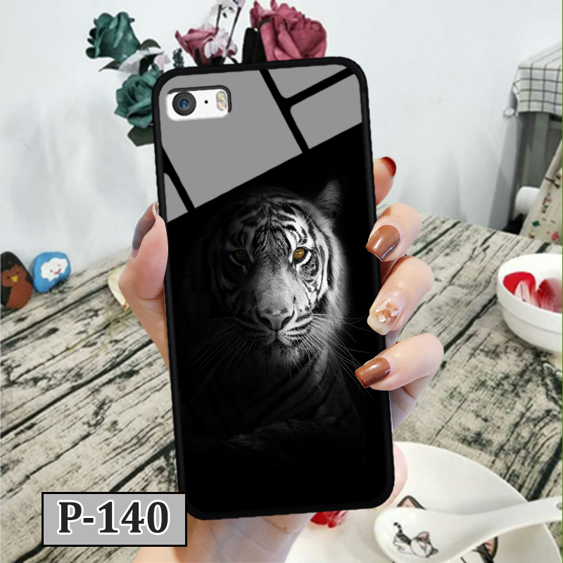 Ốp điện thoại IPHONE 5S - lưng kính in hình 3D