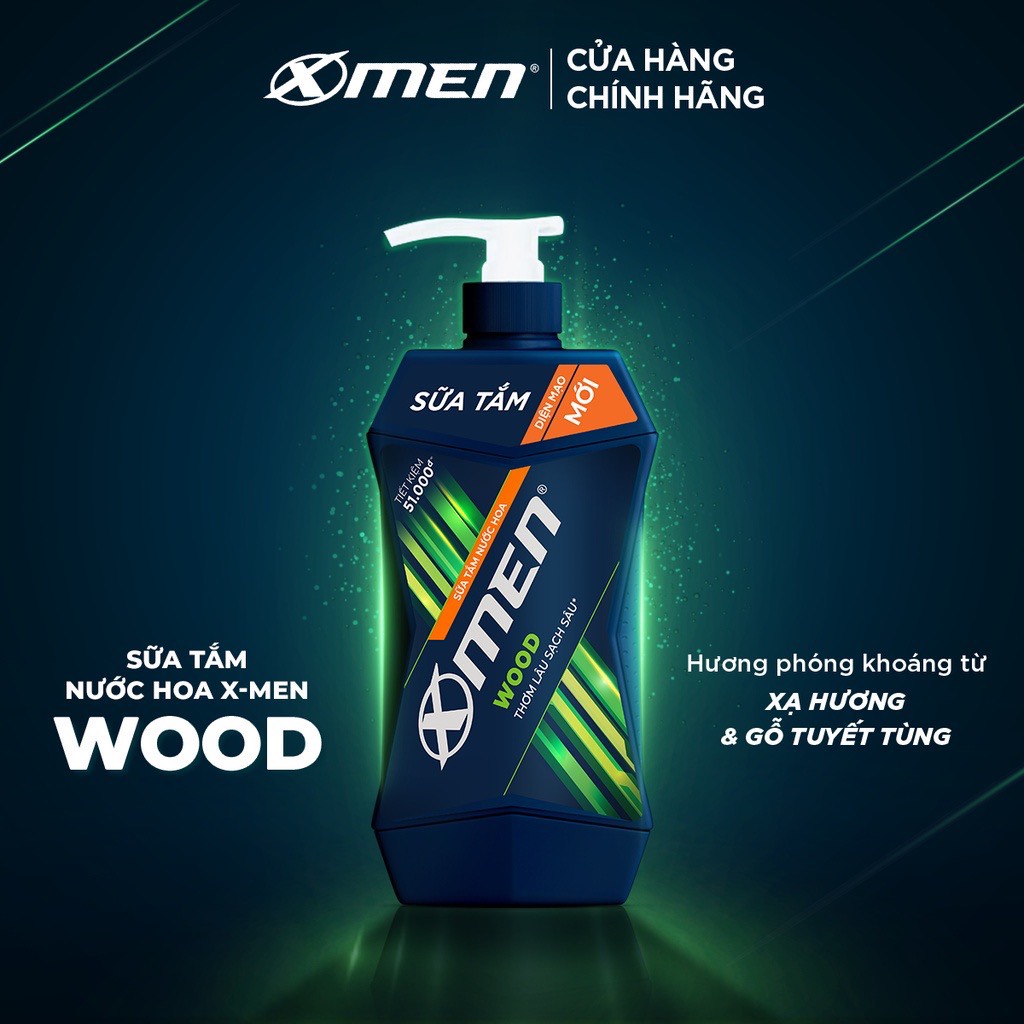 Sữa Tắm Xmen 650g