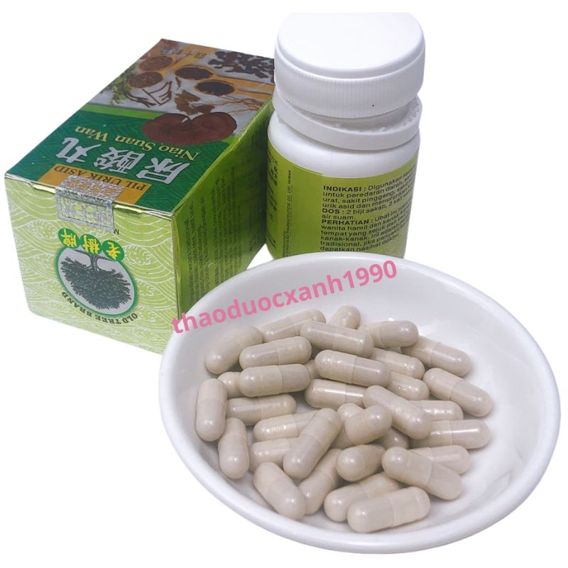 Go.ut xanh- niao suan wan 40v. hỗ trợ xương khớp