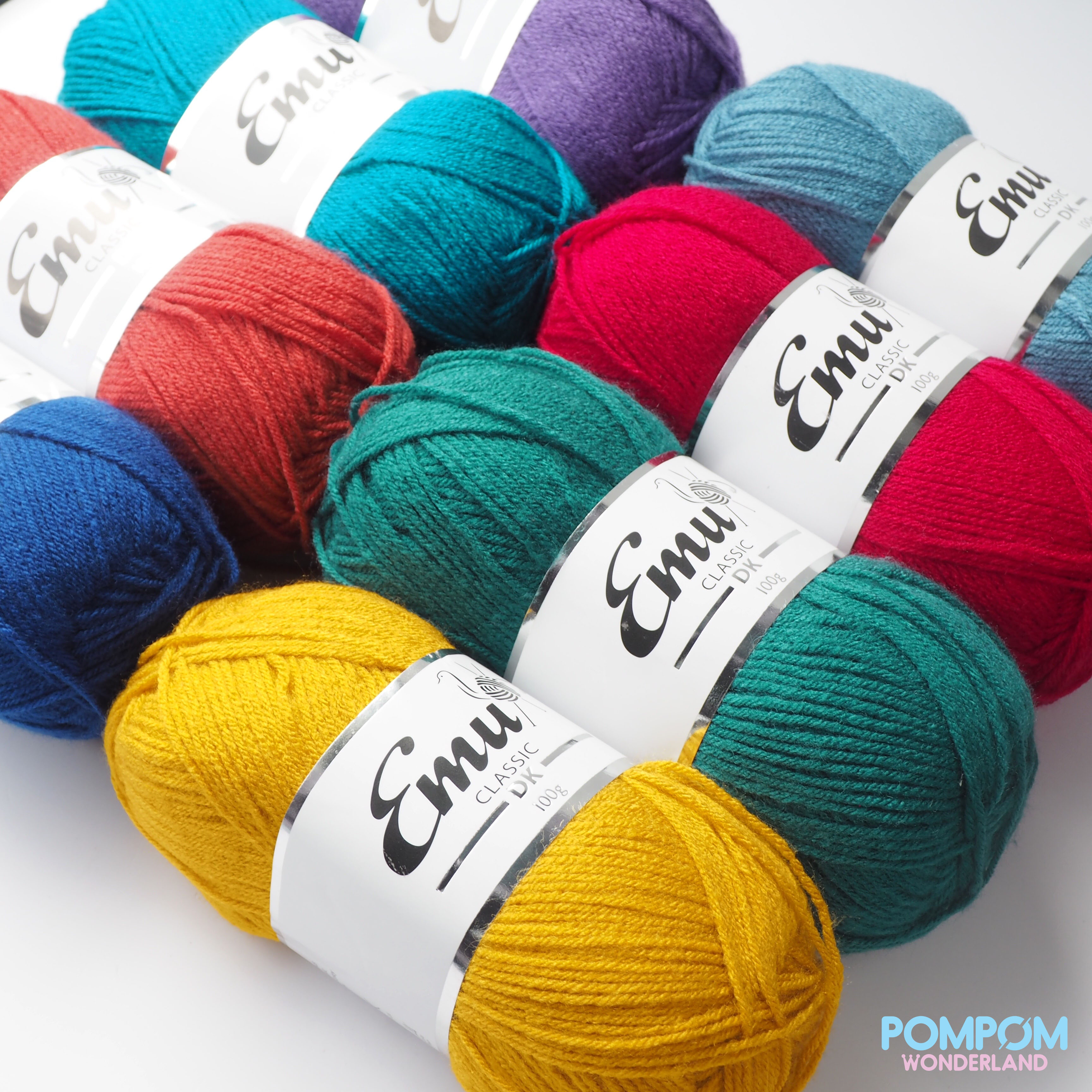 Len sợi Acrylic Yarn Emu Classic DK (Tông màu đậm)