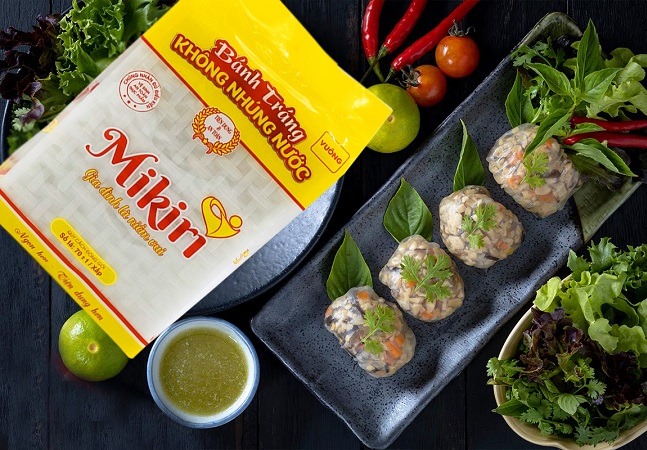 Bánh tráng mỏng Mikiri (2 xấp bv * 70 lá)