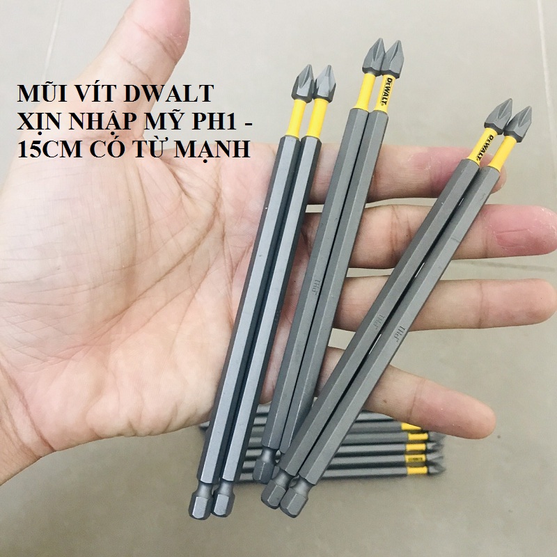 Đầu bắn vít Dwalt xịn Ph1 - 15cm