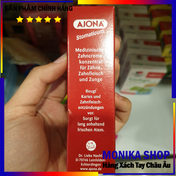 Kem đánh răng Ajona hàng Đức tuýp 25ml