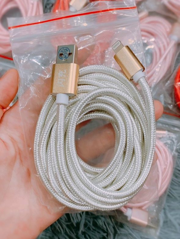 CÁP SẠC NHANH CHỐNG RỐI DÂY SAM SUNG & IPHONE 4, 5 ,6