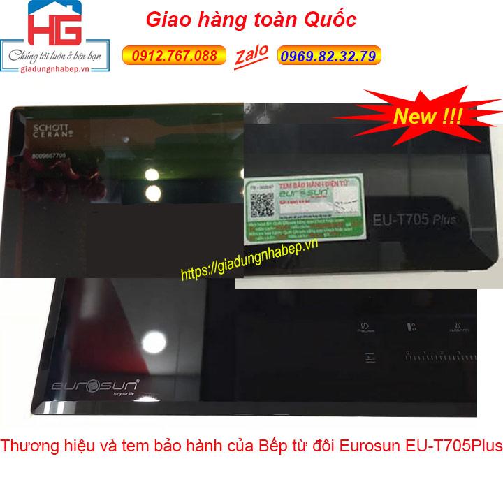Bếp từ đôi Eurosun EU-T705Plus