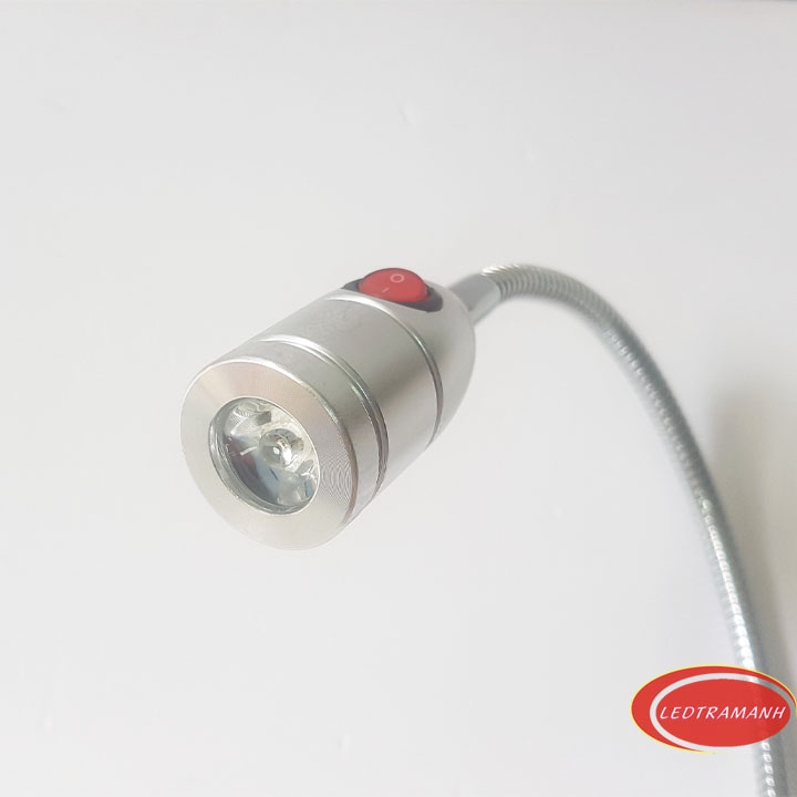Đèn rọi led lò xo 1w có công tắt