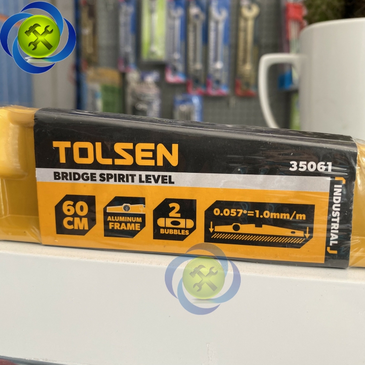 [HCM]Thước thủy 600mm Tolsen 35061 nhôm