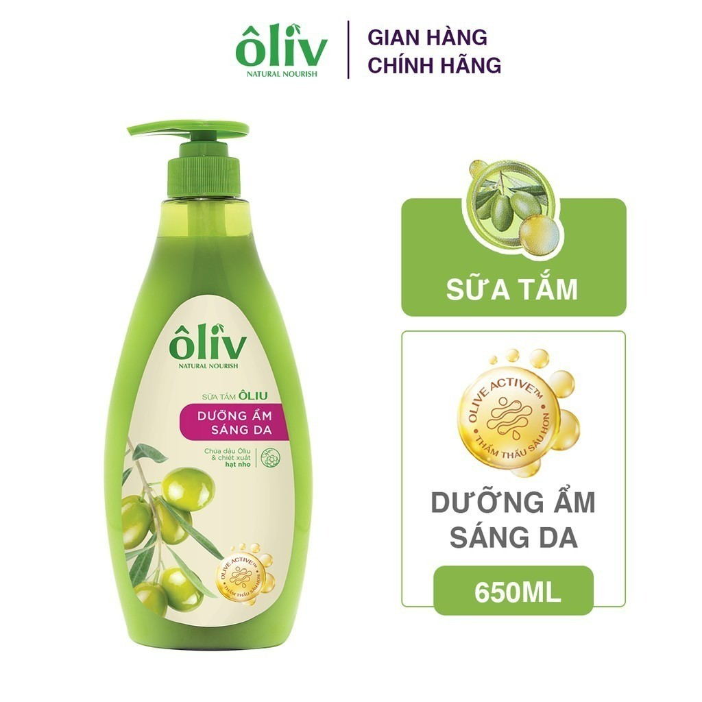 [Hàng tặng không bán] Sữa Tắm Ôliv Sáng Da 650ML