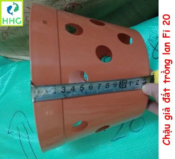20 chậu giả đất trồng lan Fi 20 (đường kính 20cm)