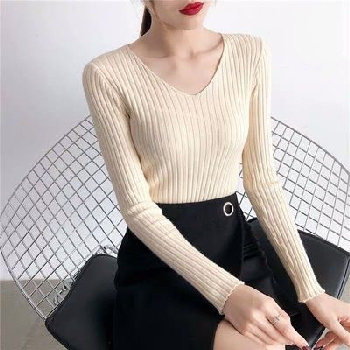 Aó len đũa CỔ TIM tay dài hàng quảng châu