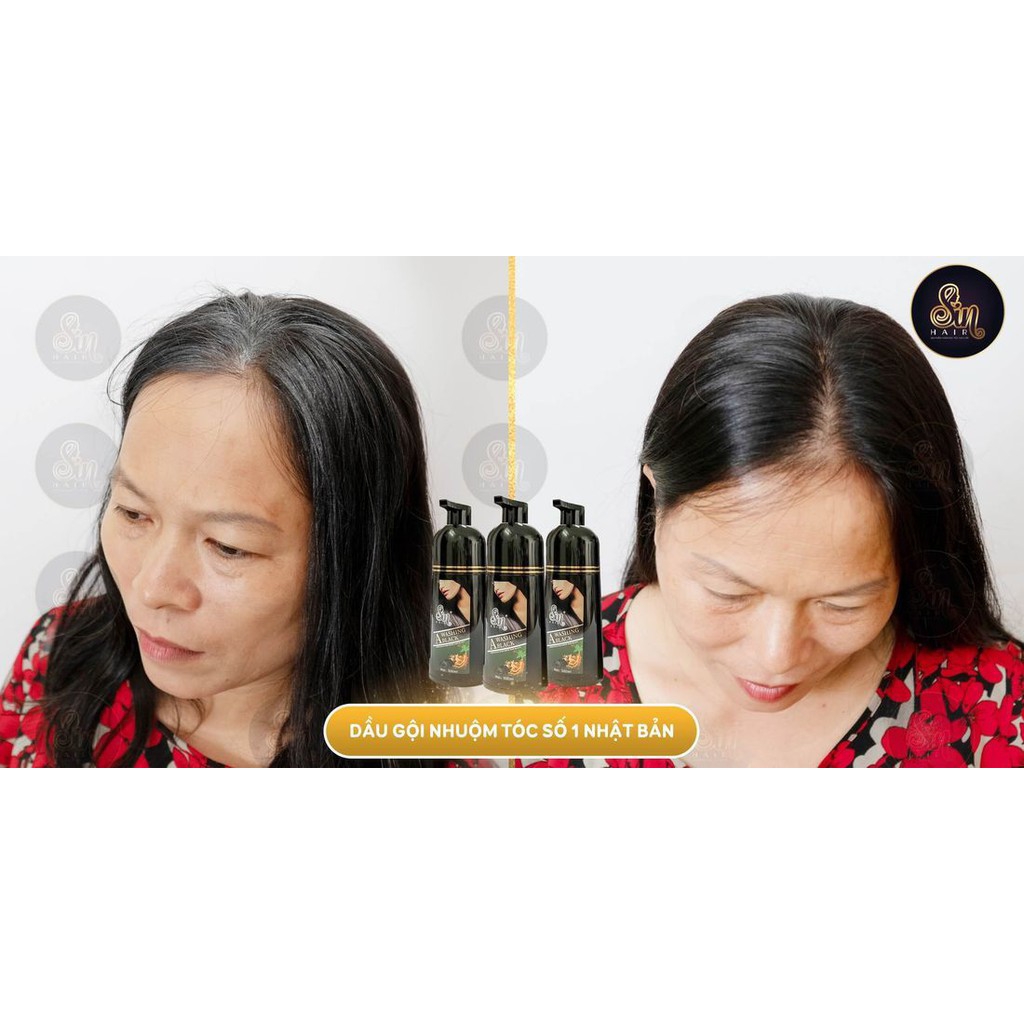 [Freeship]Dầu gội phủ bạc tóc sin hair- chuẩn- 500ml