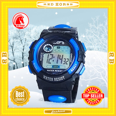 Đồng hồ trẻ em bé trai NT-88-2 xanh năng động, xinh xắn, tặng hộp tặng pin.