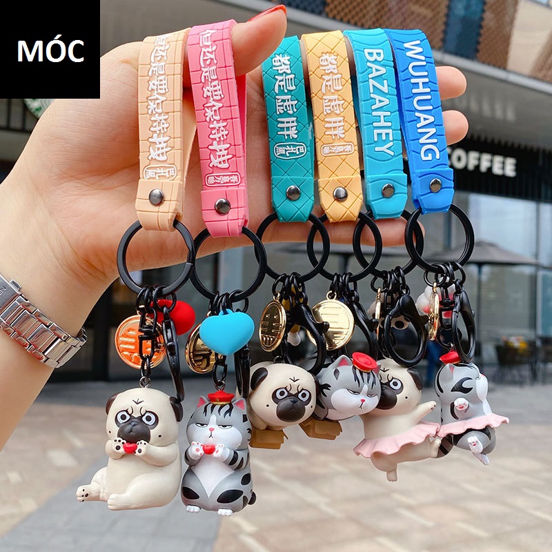 Móc khóa CAO CẤP Mèo bụng bự AMI
