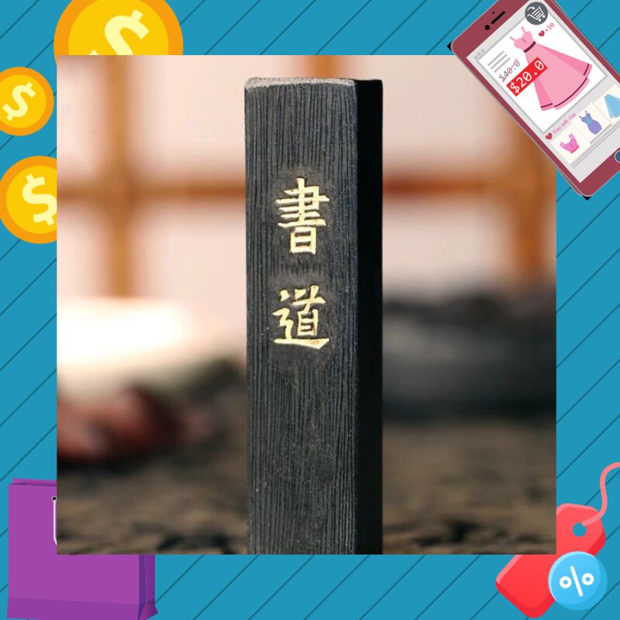 Mực tàu (loại thỏi mài) Thư Đạo dùng cho thư pháp (có thể xăm)