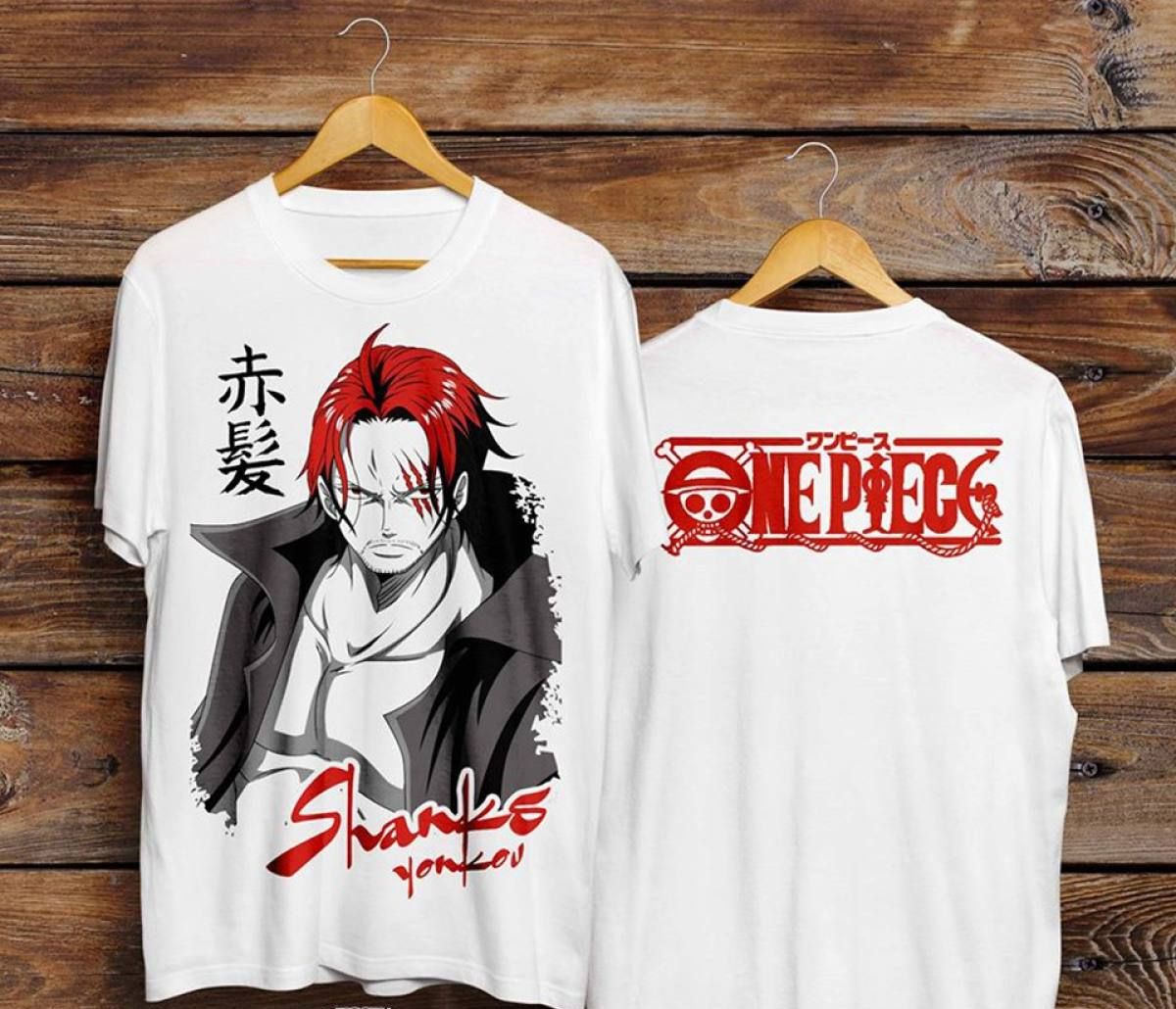Áo Thun SHANK TÓC ĐỎ Siêu Chất | Áo SHANK TỨ HOÀNG ONE PIECE
