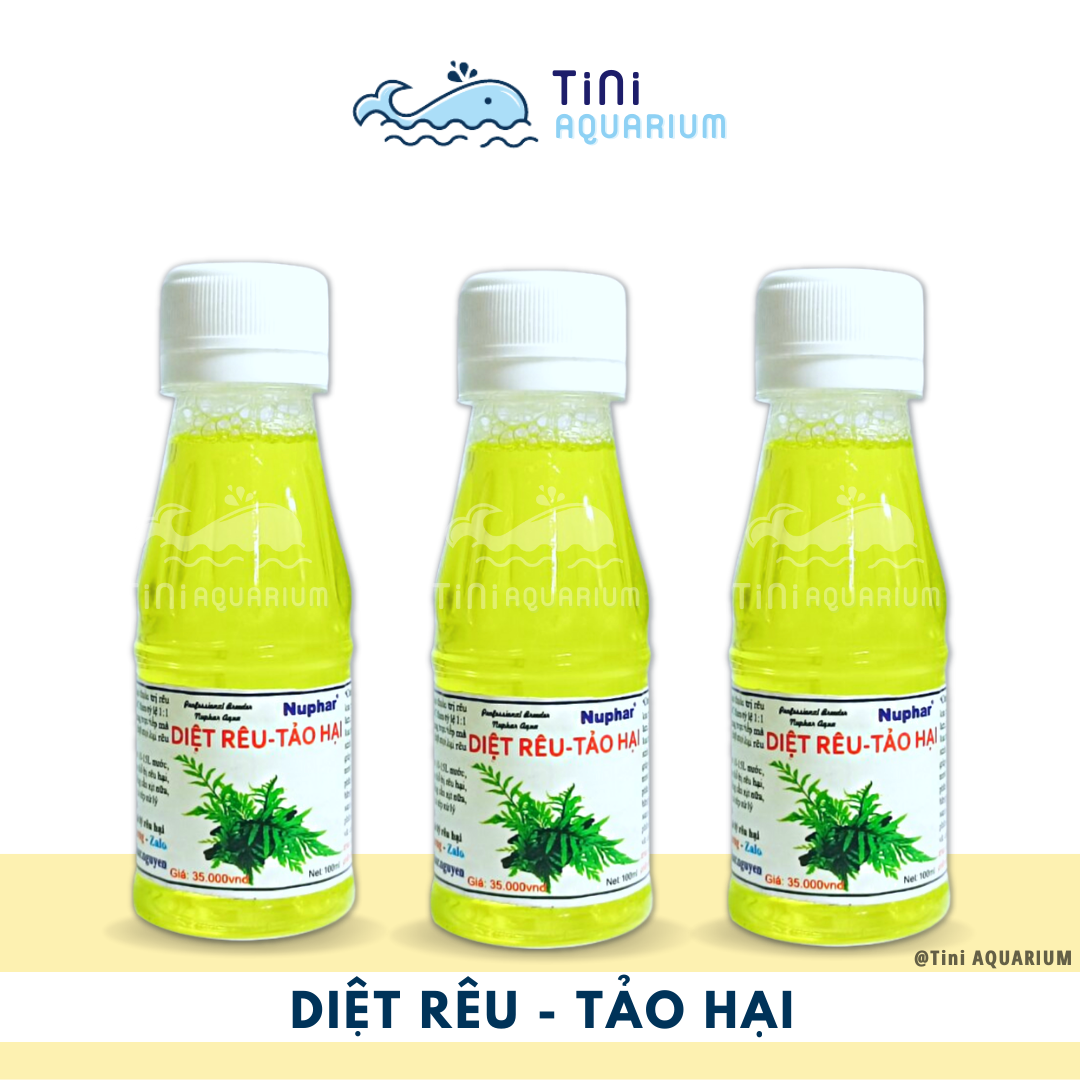 [HCM] Dung dịch diệt rêu - Tảo hại Nuphar | Diệt mọi loại rêu cứng đầu ...
