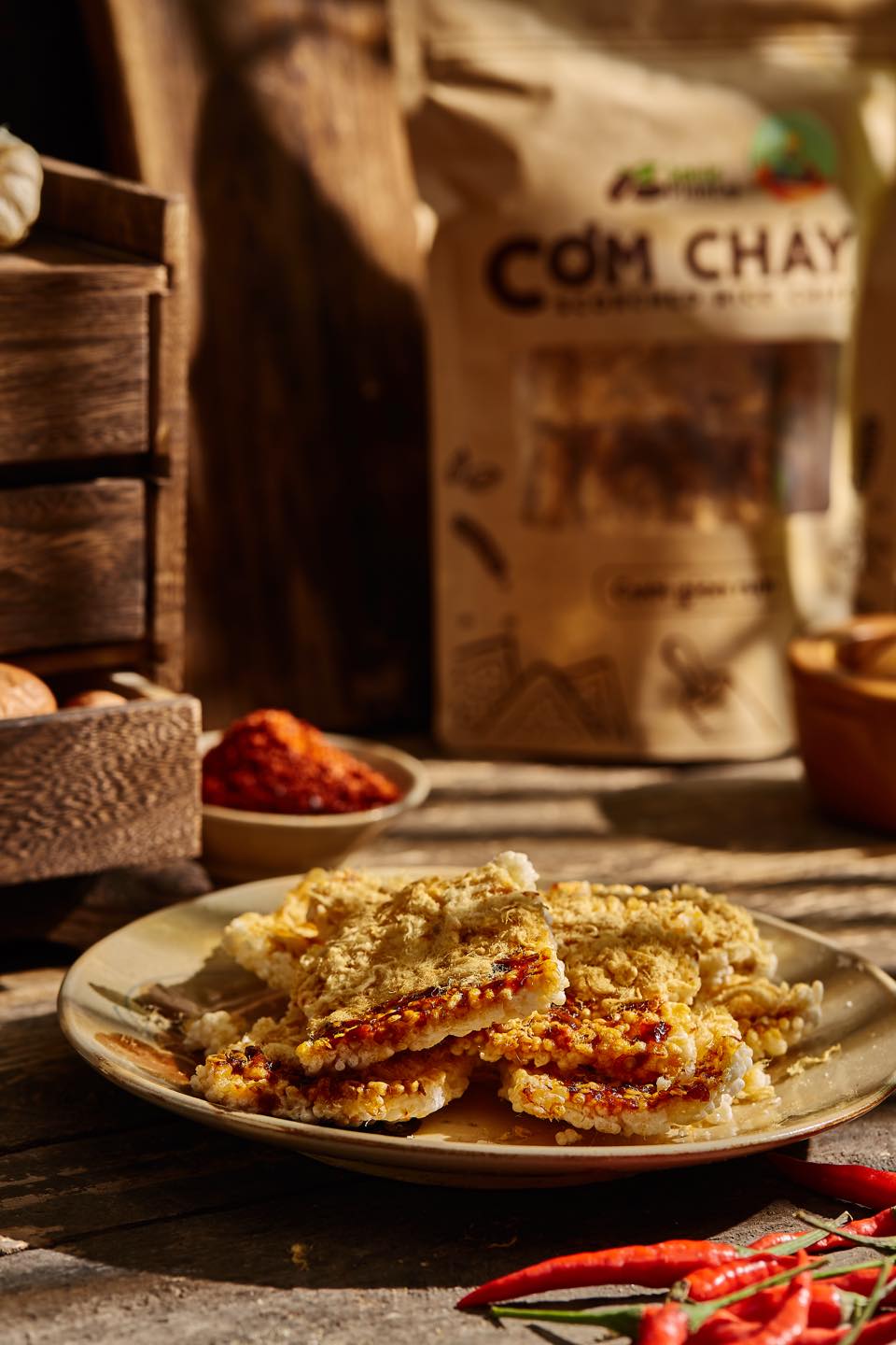 Cơm cháy siêu cay , cơm cháy vệ sinh nhà làm - SmilePlanty