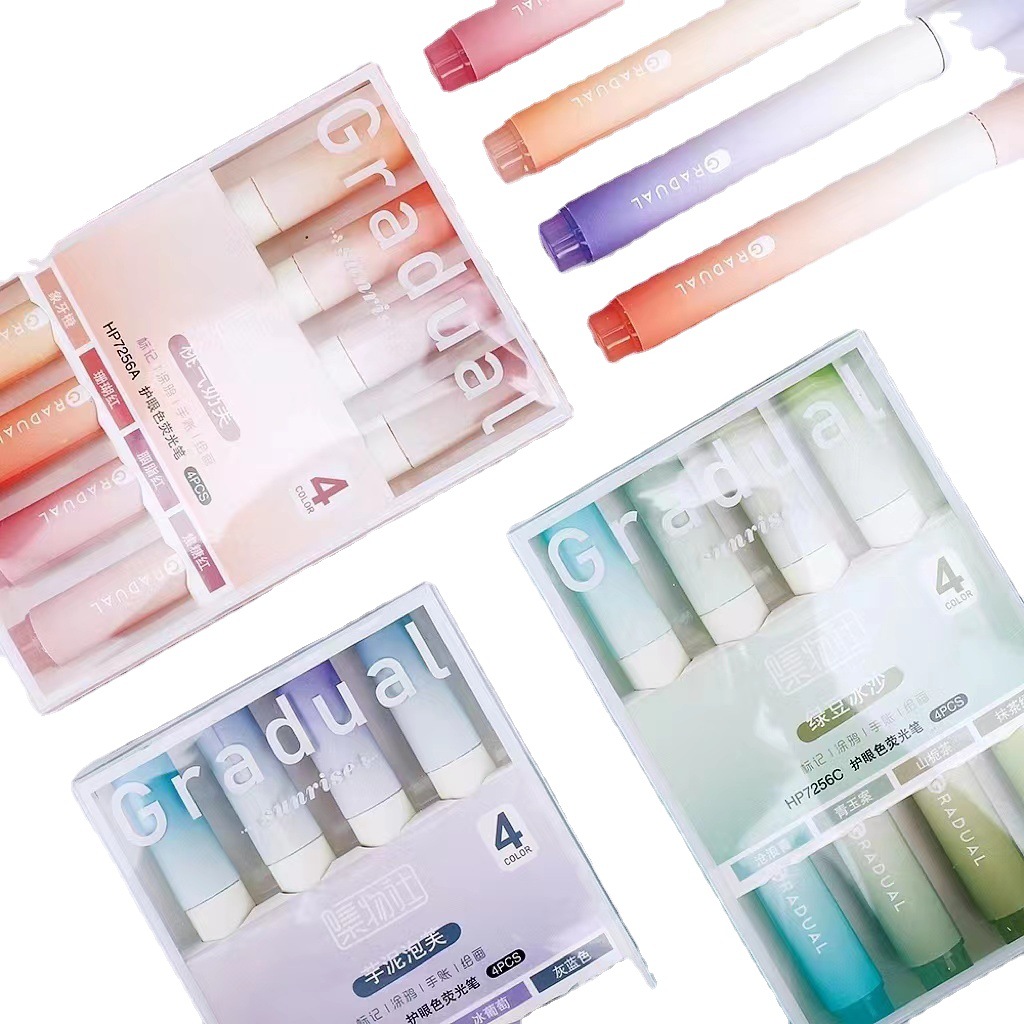 Bút dạ quang 7256ABC Highlighter Set 4 cây