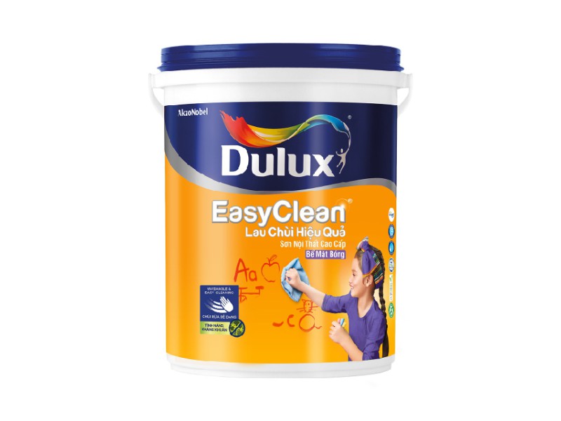 Sơn Dulux Easyclean nội thất  bề mặt bóng 18 lít