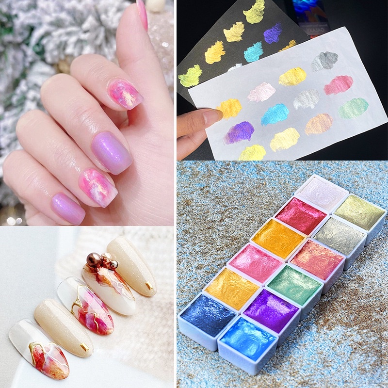 nhũ nước vẽ sét 12 màu