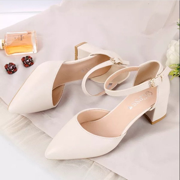 Giày cao gót 5p bít mũi nơ xinh