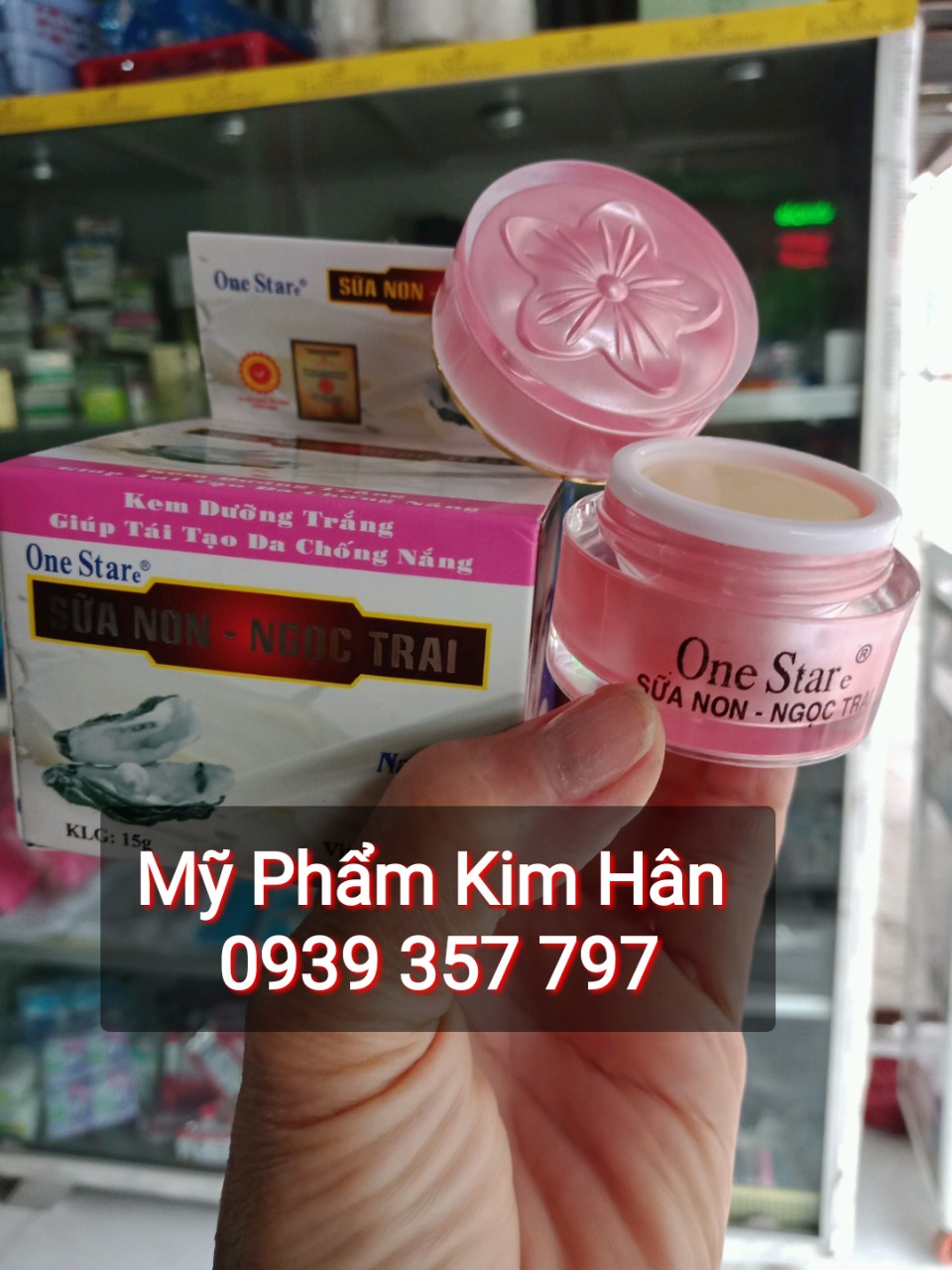 Kem dưỡng trắng giúp tái tạo da, chống nắng SPF, sữa Non Ngọc Trai, 2