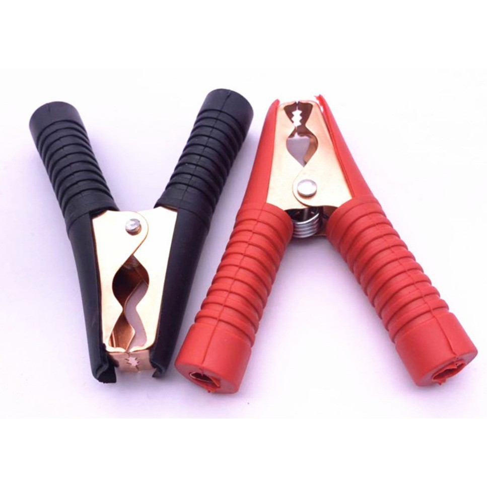 Bộ đầu kẹp acquy 100A (Đen-Đỏ)
