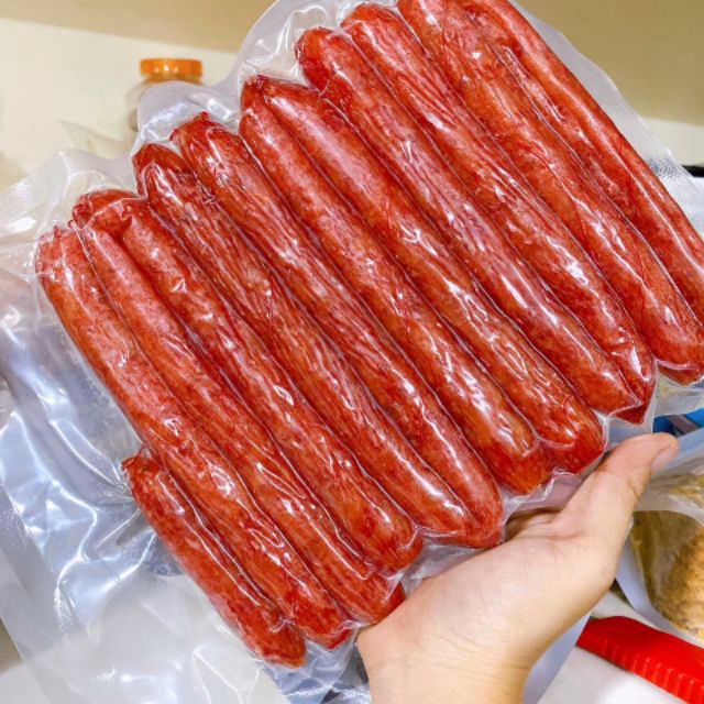 Giá lạp xưởng tôm, 500gr Lạp Xưởng Tôm (loại dài) - Đặc Sản Sóc Trăng