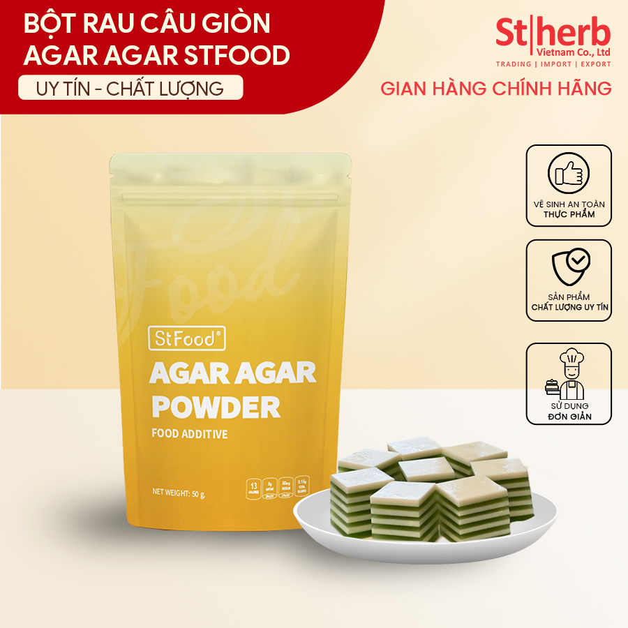 Bột rau câu Agar STFOOD 50gram