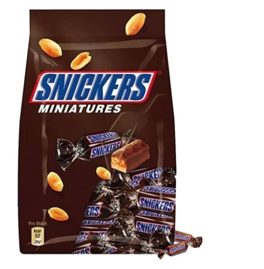 Kẹo Sô cô la Miniatures hiệu Snickers 150g