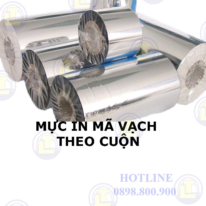 Mực in mã vạch Wax Ribbon (in tem nhãn)