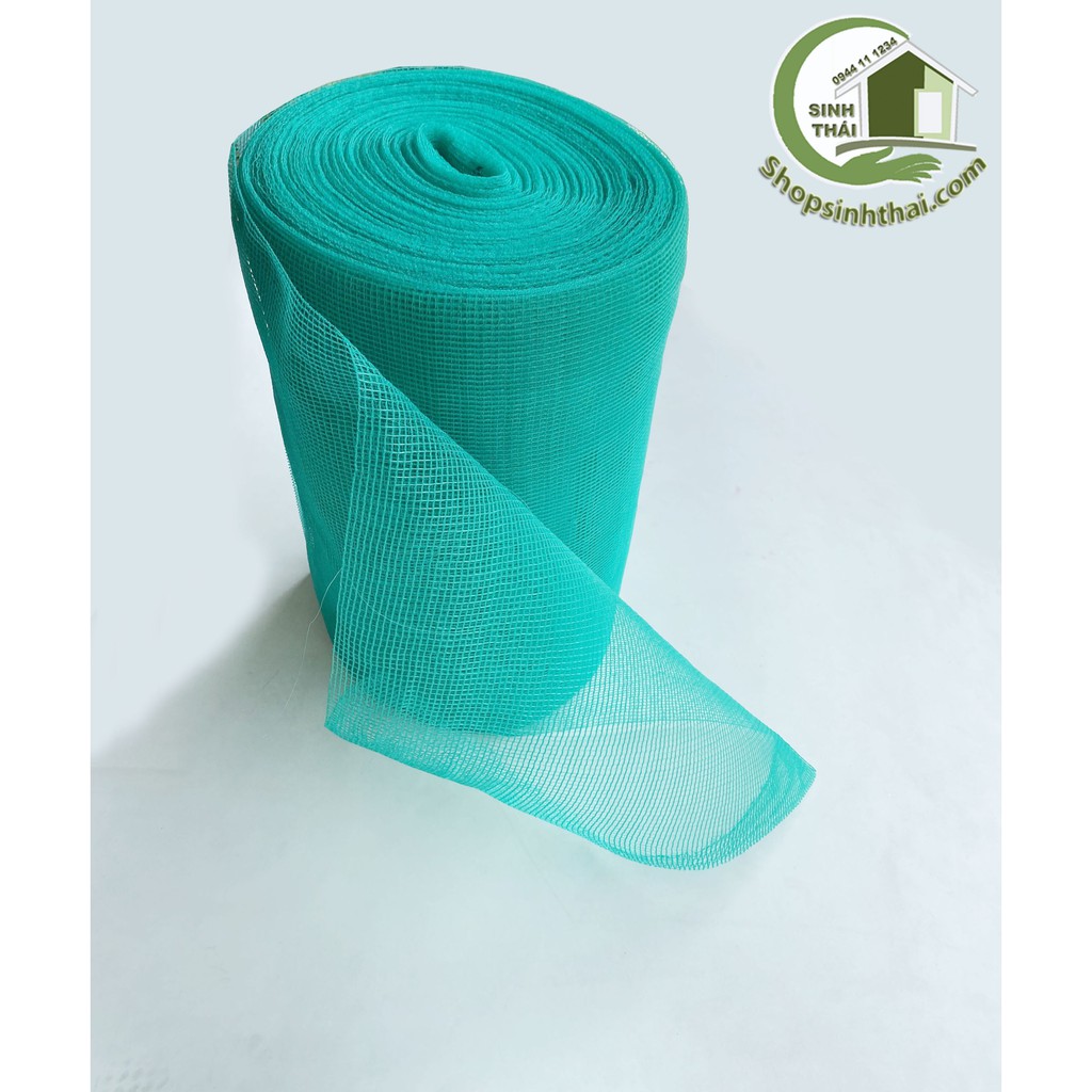 [HCM]Lưới cước màu xanh lỗ vuông nhỏ [1 mét x khổ 50cm] lưới chặn côn trùng lưới làm chuồng trại hàng rào