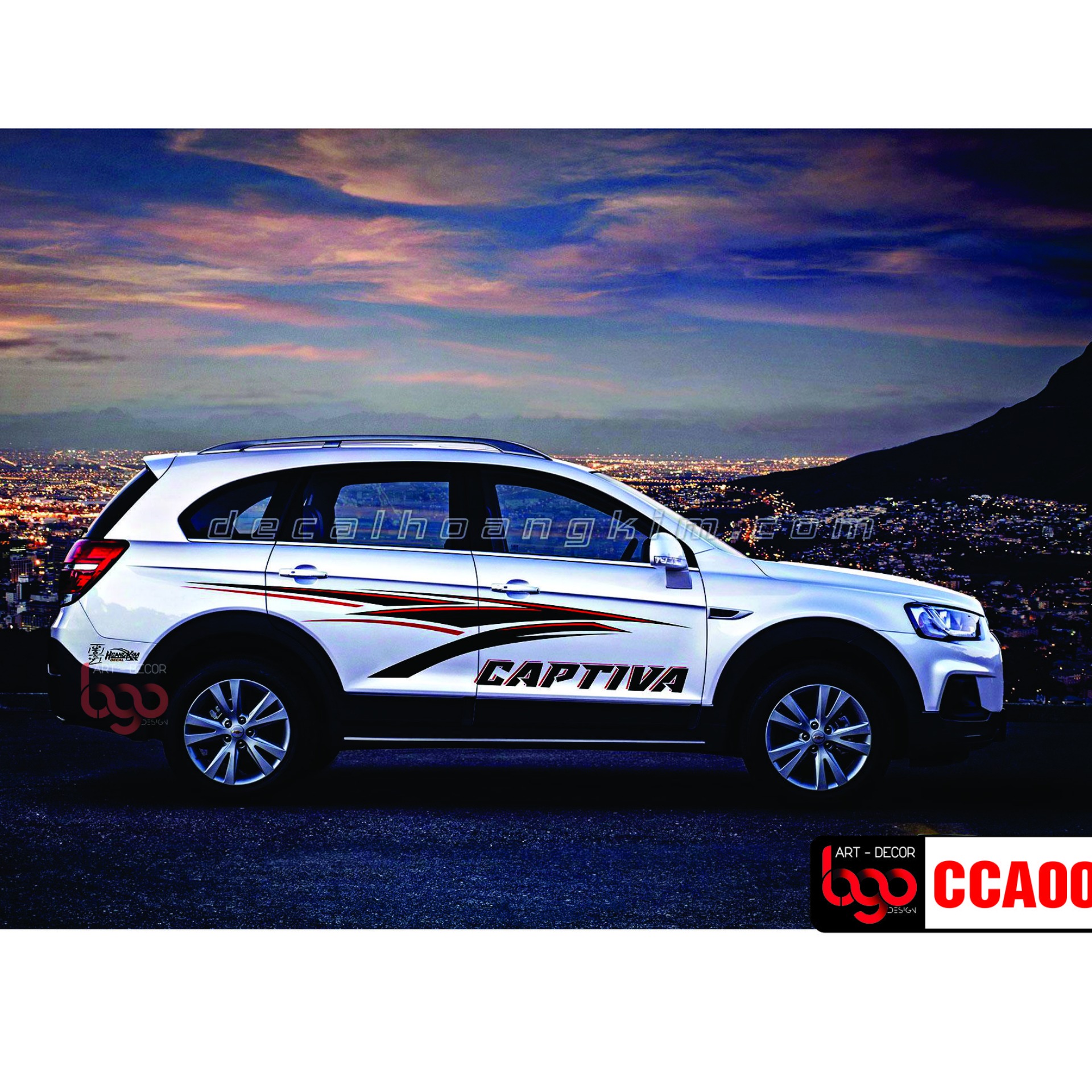 Tem xe Chevrolet Captiva - CCA008