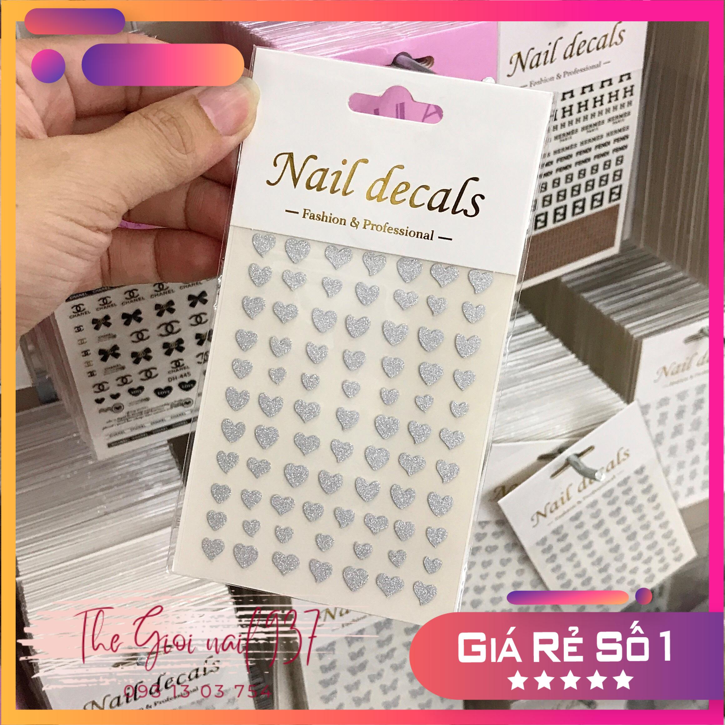 Nail sticker flash dán móng tay - Chân - Sticker flash siêu sáng - TGN937