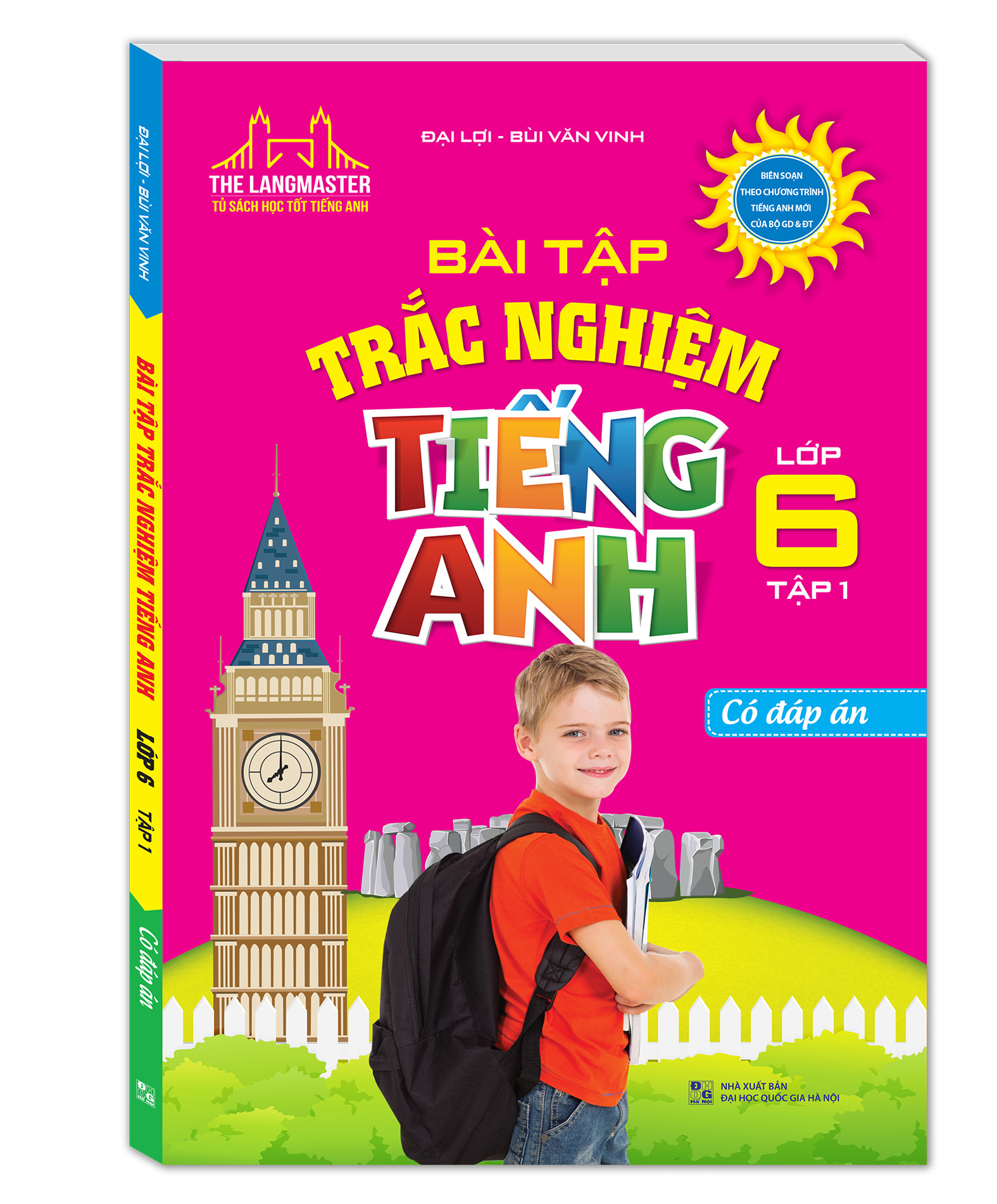 The langmaster - Bài tập trắc nghiệm tiếng Anh lớp 6 tập 1 - có đáp án