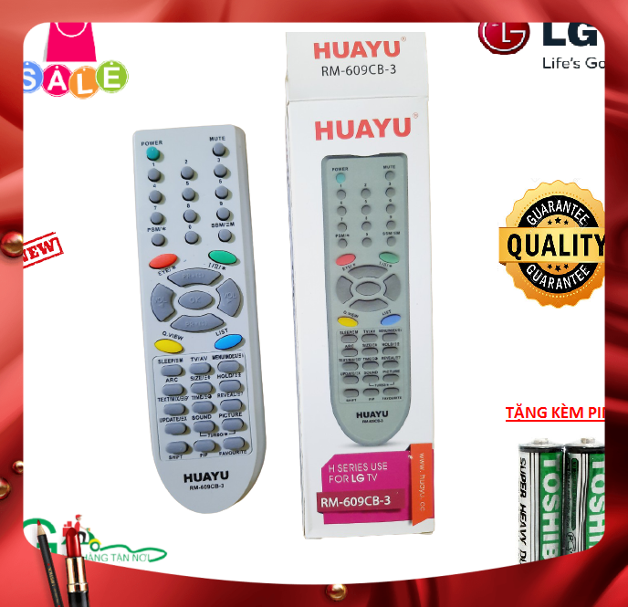 Remote điều khiển tivi LG ĐA NĂNG-Dùng cho tất cả tivi dầy đời cổ,LCD -Hàng mới chất lượng-Tặng kèm PIN
