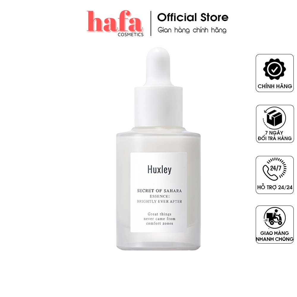 Tinh Chất Dưỡng Trắng Da, Bảo Vệ Da Khỏi Tác Hại Từ Bên Ngoài Với Chiết Xuất Từ Xương Rồng Huxley Essence Brightly Ever After