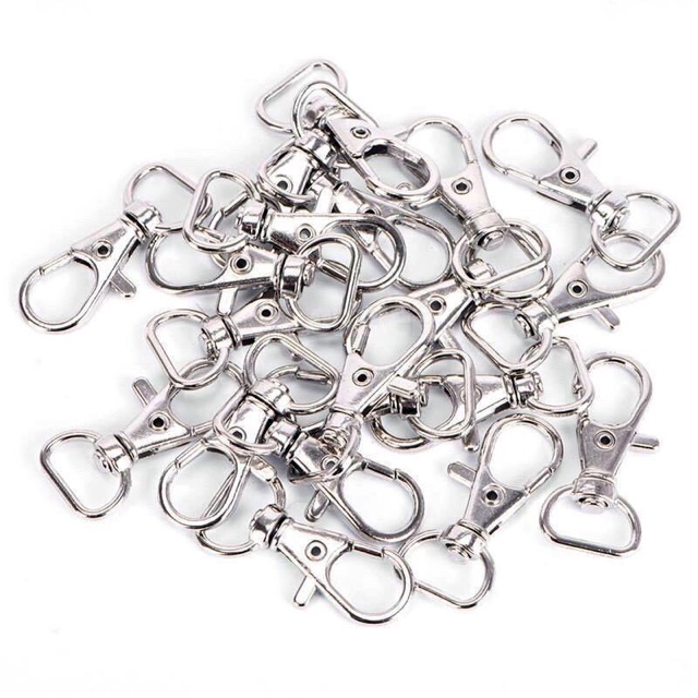 Móc Càng Cua inox gắn chìa khoá - handmade
