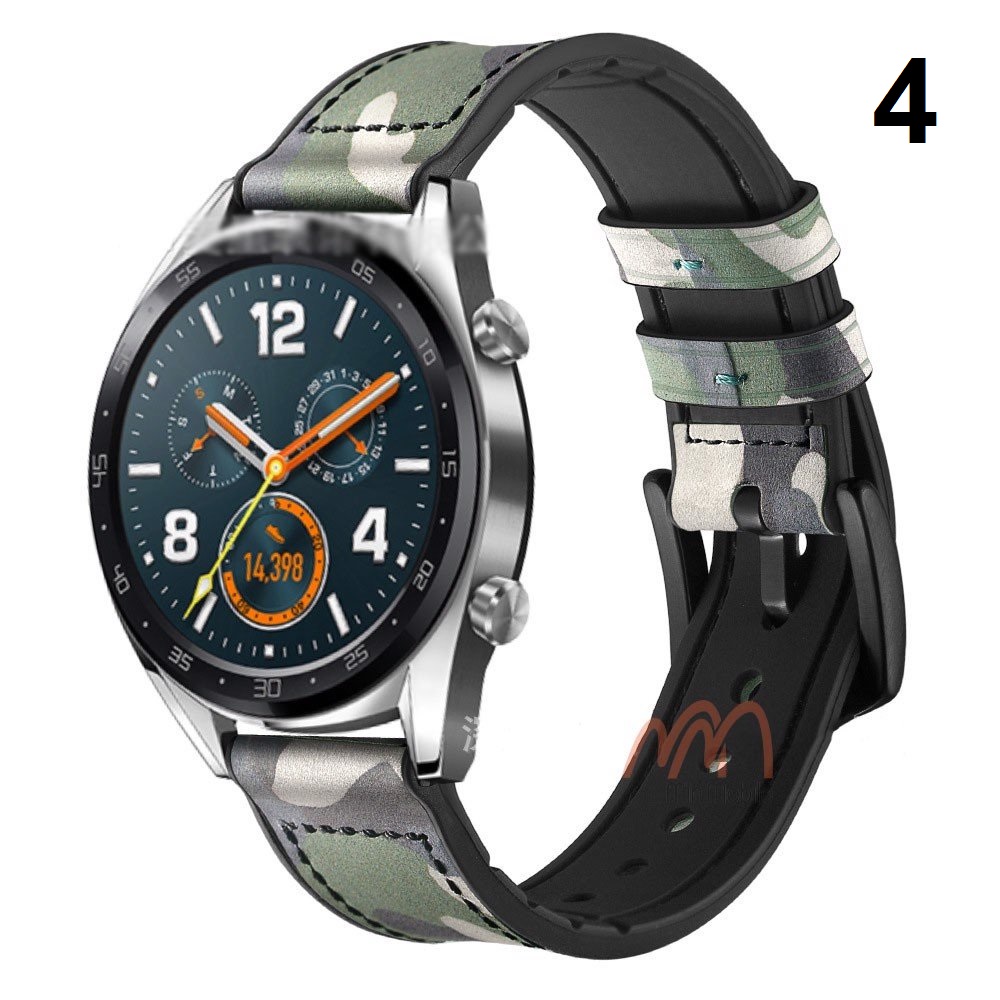 Dây 2 lớp da và cao su Huawei GT - Huawei Magic ( Dây 22mm )