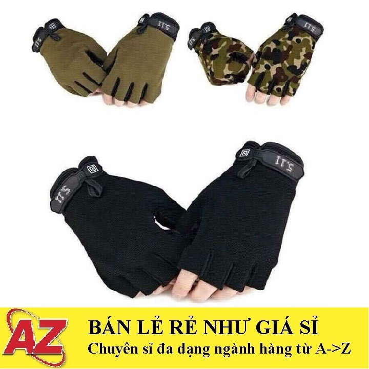 Găng tay 511 cụt ngón đi nắng